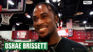 Oshae Brissett talks signing with Celtics, receiving warm welcome from teammates and more