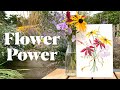 Painting a Simple September Bouquet in Watercolor | Easy Art Tutorial