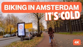 Amsterdam | Biking from Bos en Lommer to Looiersgracht | 02/12/2024