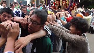 2018年　鎌倉腰越小動神社天王祭（宮入着輿）