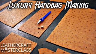 'The Turenne Luxury Handbag Pt1' (Preview)- FREE Pattern Download- Online Fine Leathercraft Courses