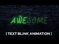 How to create css neon text effect | css text animation 2018 | cool css effects