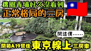 青埔好久沒看到正常三房格局了😍開箱A19寶佳「東京線上」超大三房車開這價...桃園房地產 桃園買房 青埔 中路 小檜溪 八擴 楊梅 龜山參考