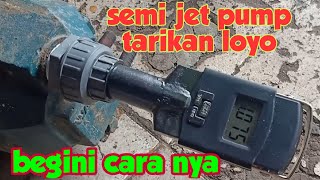 cara servis pompa air semi jet tarikan loyo