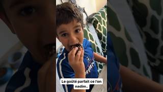 Nadim et sa nouvelle boite à goûter ! Il nous montre son goûter parfait..