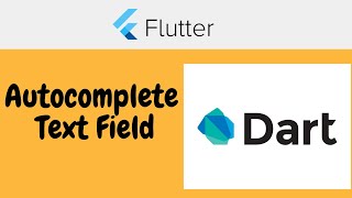 Flutter tutorial - Autocomplete Text Field for Beginners