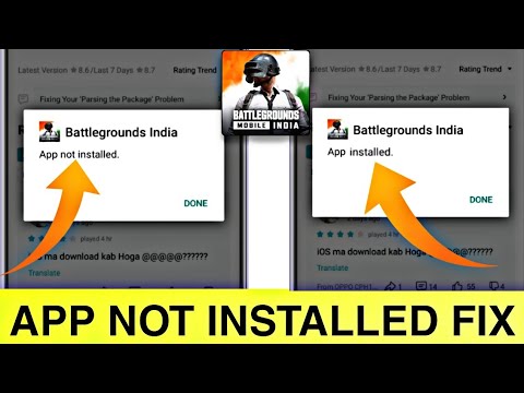 Cómo solucionar el problema de la aplicación BATTLEGROUNDS MOBILE INDIA no instalada Aplicación BGMI no instalada Android PUBG