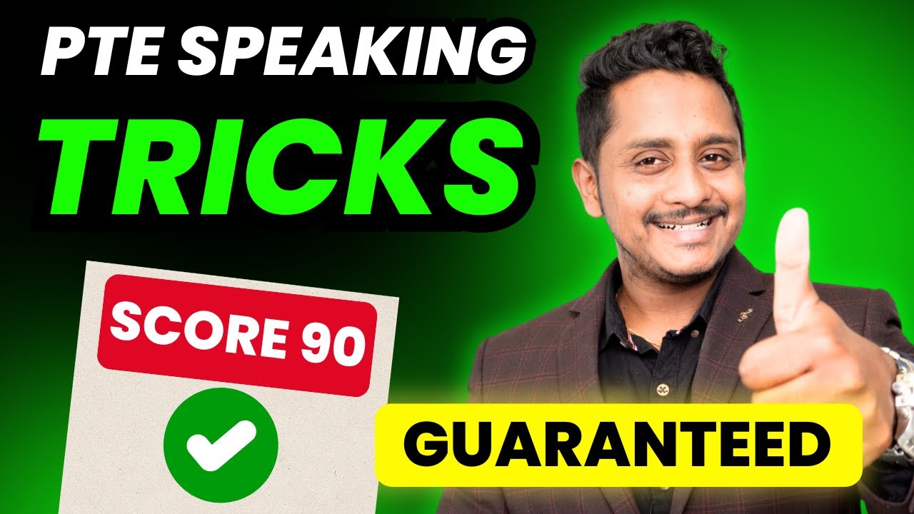 Pte Speaking Easy Tricks Techniques Score 90 Guaranteed Skills