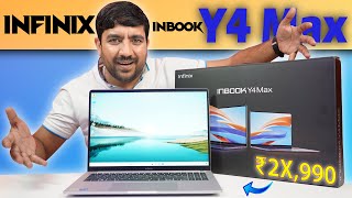 Infinix InBook Y4 Max Unboxing \u0026 Review 🔥16\