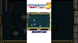 【ノーダメ】vs.シャドーマン（再戦）　ロックマン3　Mega Man 3　#shorts #ゲーム #ロックマン