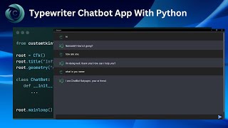 TypeWriter ChatBot With Python