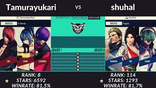 Kof XV - Tamurayukari (O.Shermie, Leona, Iori) vs shuhal (Yamasaki, Mai, Shun' ei)