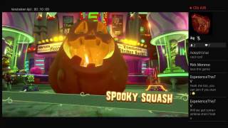 Live PS4 Stream: Plants vs Zombies GW2 (PS4) Spooky Squash Ep.20