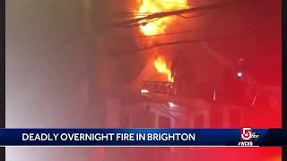 Man dies in fast moving Brighton fire