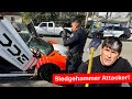 3 MEN ATTACK LAMBORGHINI OWNER AND SMASH CAR WITH SLEDGEHAMMER!