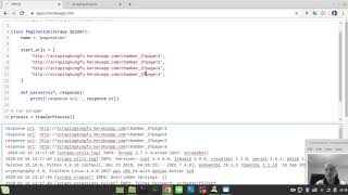python SCRAPY crawling MULTIPLE PAGES | PAGINATION handling