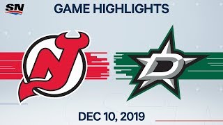 NHL Highlights | Devils vs. Stars – Dec. 10, 2019