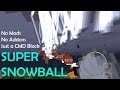 SUPER SNOWBALL trick with command block in Minecraft PE SUPER SNOWBALL trick with command block in Minecraft PE