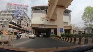 4K | Entering Nagpur with Wardha Road (and a section of Nagpur Metro) | Driving in Nagpur