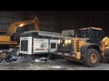 terex tds820 slow speed shredder on domestic waste molson green