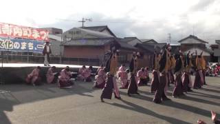 よさこい　四季舞　一身田寺内町まつり　2015.11.15