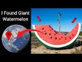 I Found Big watermelon Slice on Google Earth and Google Maps In Real Life 🤯!?