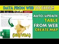 Import data directly from any website! Make a map for geographical data