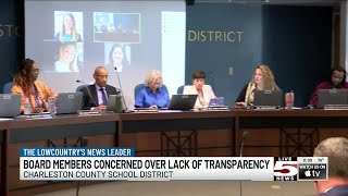 VIDEO: 4 Charleston Co. school board members raise questions about special meeting