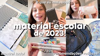 MATERIAL ESCOLAR 2023 COMPLETO | recomendações, o que realmente vale a pena ter?