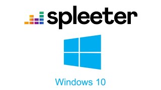 SpleeterGUI - Desktop app download and run (Windows 10)