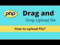 Drag and drop files to upload using PHP & JQuery JS