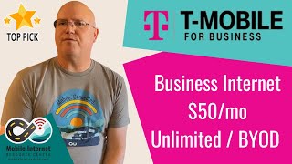 T-Mobile Business Internet Plans – Unlimited Data for $50/month for Routers / BYOD