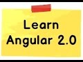 How to Learn Angular 2 ?