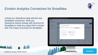 Einstein Analytics Connectors for Snowflake