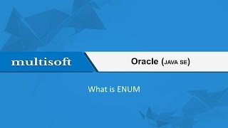 Oracle Java SE Online Training Video Tutorial – Learning ENUM