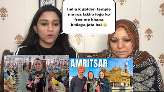 Foreigner Shocked to see Free Food For Many People inside Indian Biggest Kitchen Golden Temple