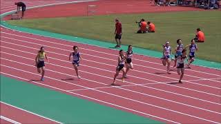 180602中学県北総体 3年女子100m準決