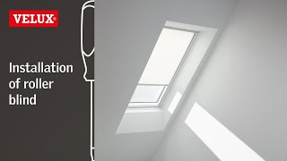 VELUX How to install a roller blind