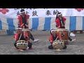 2018年　住吉祭・神輿洗神事④　和太鼓奉納