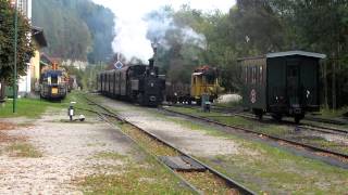 Der Klaus in Anfahrt auf Grünburg an der Steyrtalbahn STB