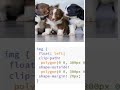 CSS clip path shape outside triangular image