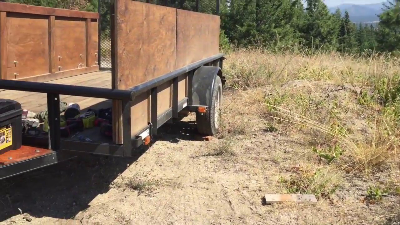 Diy Removable Utility Trailer Sides