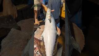 Amazing King Fish Cutting Skills In Bangladesh Fish Market 34#shorts