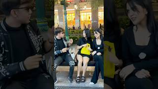 OMG! Prank annoys to very beautiful girl #laugh #funny #shorts #trending