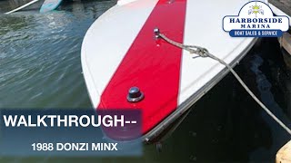 Vintage Donzi Minx- Overview and Walkthrough