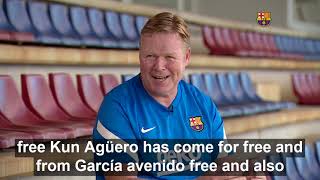 Koeman talks about everything | Messi Ballon D'or | Aguero, Memphis, Eric, Emerson.