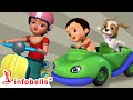 சிட்டியின் சூப்பர் வண்டி விளையாட்டு - Playing with Vehicle Toys | Tamil Rhymes and Shows | Infobells