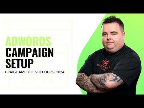 Setting up a Google Adwords campaign