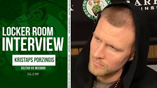 Kristaps Porzingis REACTS to All Star Snub | Celtics vs Wizards Postgame Interview