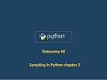 DataCamp 48 - Sampling in Python chapter 3